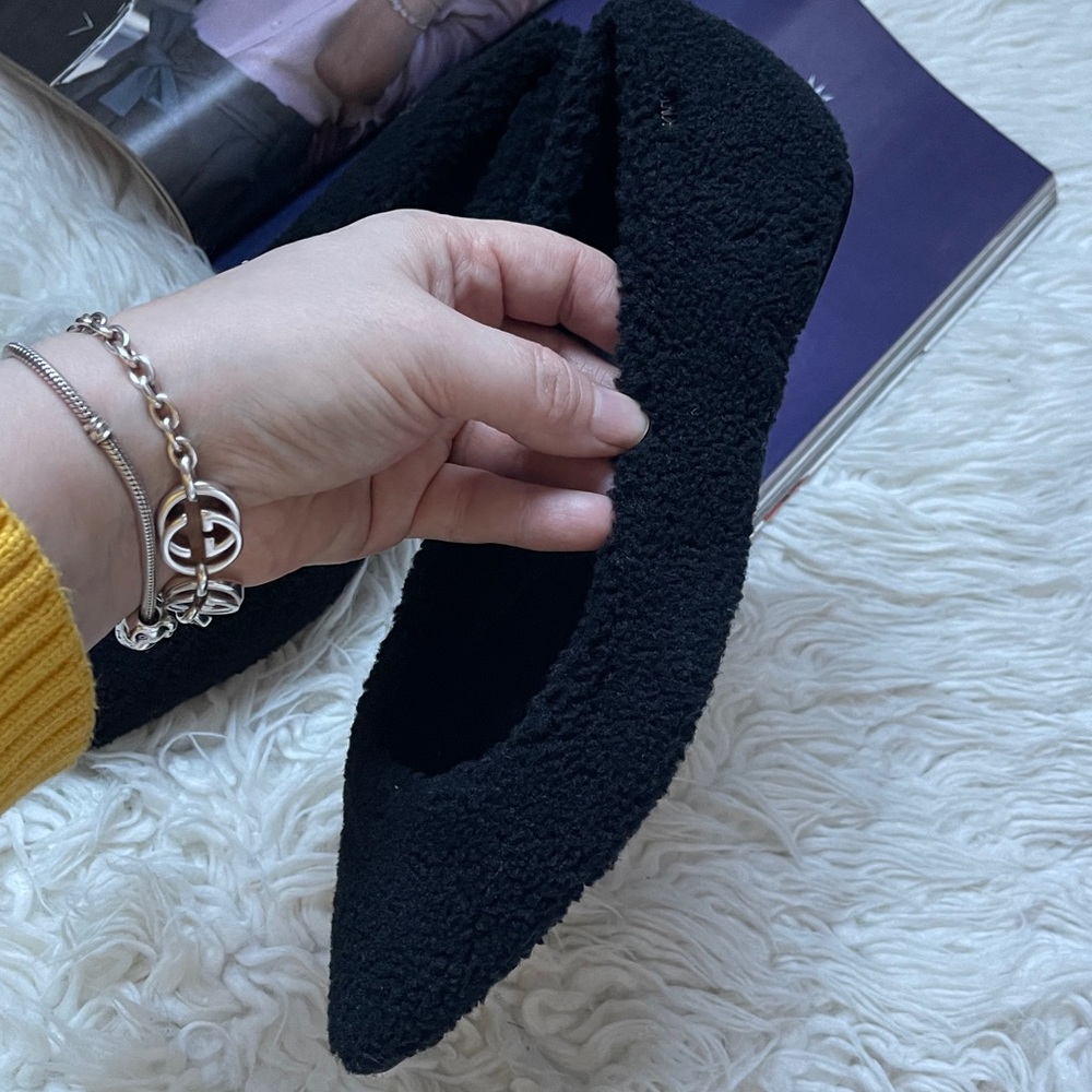DKNY Black TEDDY Textured Flats - Picture 11 of 12
